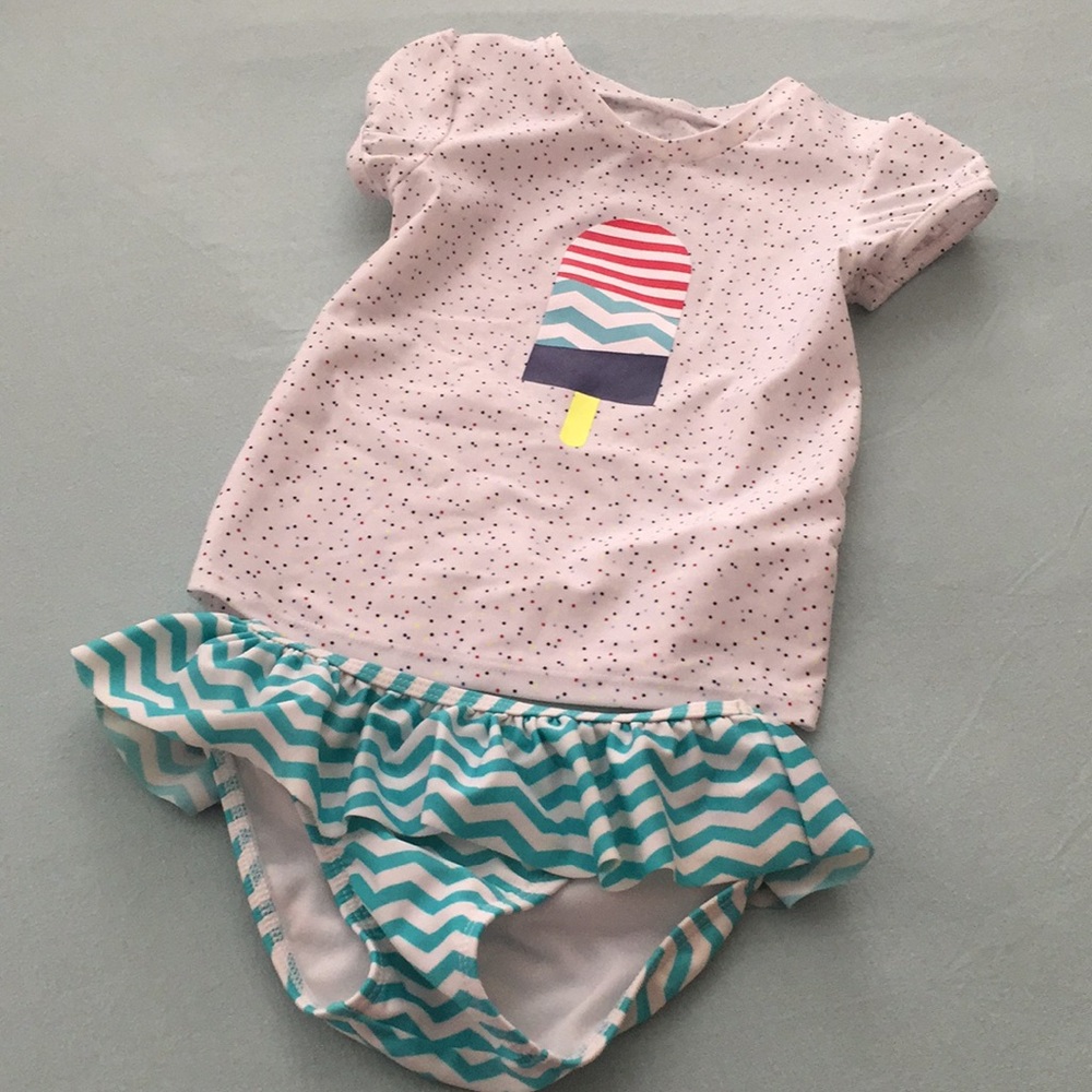 Cat & Jack, 4T, swim shirt and bottoms set